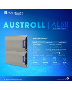 New Generation Aluminum Slat Rolling Door | AL68